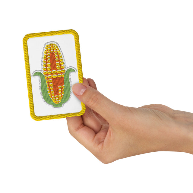 Corn-e Embroidered Patches