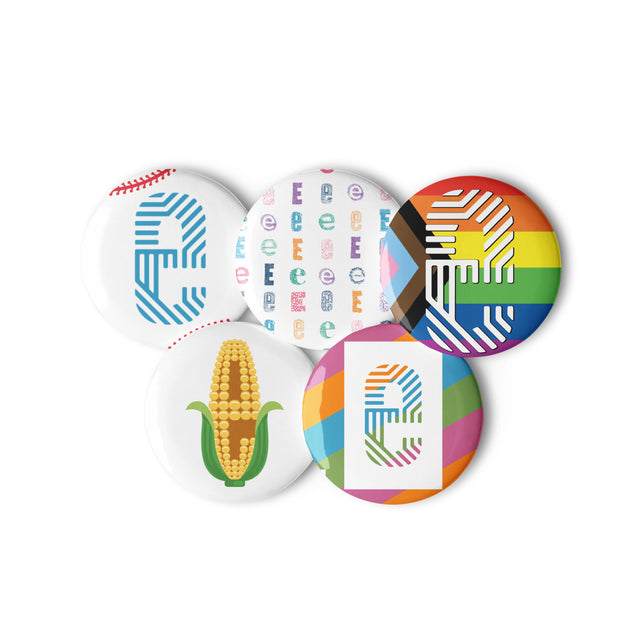 Set of e Pins