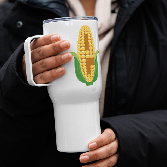 Ear-resistible Travel mug with handle