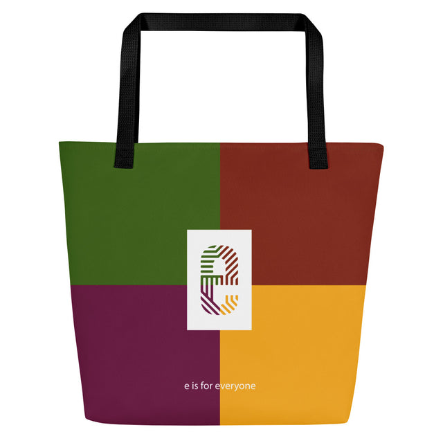 It's Fall Y'All All-Over Print Large Tote Bag